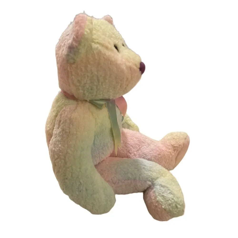 1999 Groovy Bear Ty Beanie Buddies Plush Collectible Vintage Y2K 90s